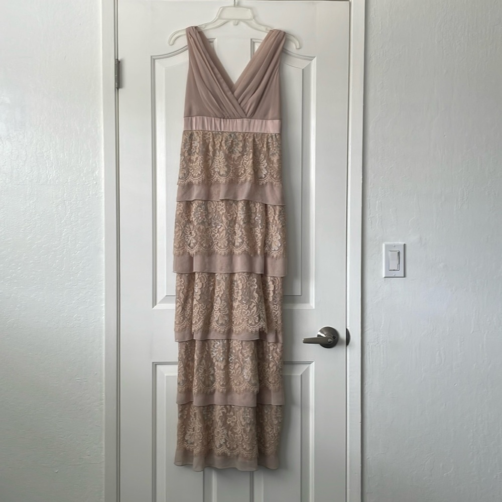 Marina Long TieredParty/Evening Dress Size 4